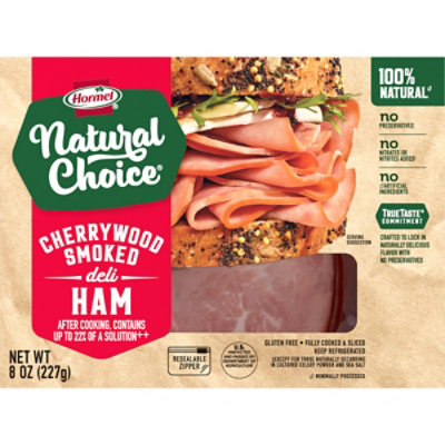 Hormel Natural Choice Cherrywood Smoked Ham - 8 Oz - Image 1