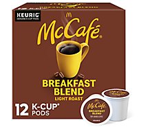 McCafe Coffee Arabica K-Cup Pods Light Roast Breakfast Blend - 12 Count