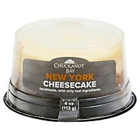 Chuckanut Bay 3 Inch New York Cheesecake - 4 Oz - Image 1
