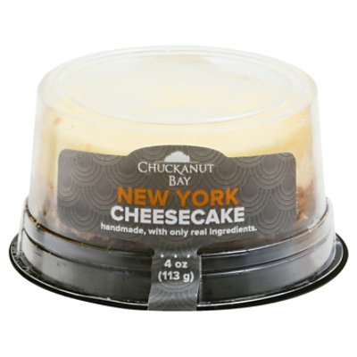 Chuckanut Bay 3 Inch New York Cheesecake - 4 Oz - Image 1