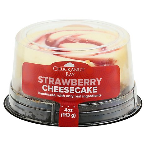 Chuckanut Bay Cheesecake Strawberry - Each