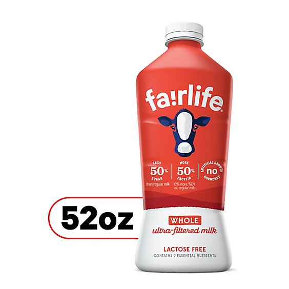 Fairlife Milk Ultra-Filtered Whole - 52 Fl. Oz.