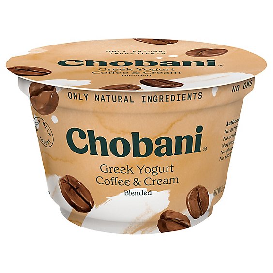 Chobani Yogurt Greek Blended Coffee & Cream - 5.3 Oz