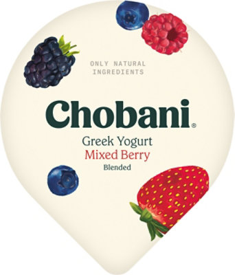 Chobani Low-Fat Mixed Berry Blended Greek Yogurt - 5.3 Oz - Image 3