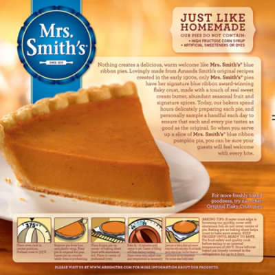 Mrs. Smiths Pie Pumpkin Flaky Crust With Real Butter - 37 Oz - Image 5