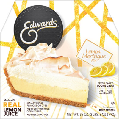 EDWARDS Pie Lemon Mirengue Box Frozen - 35 Oz - Image 2