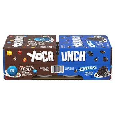 YoCrunch Low Fat Vanilla with OREO and M&M'S Variety Pack Yogurt - 8-6 Oz - Image 1