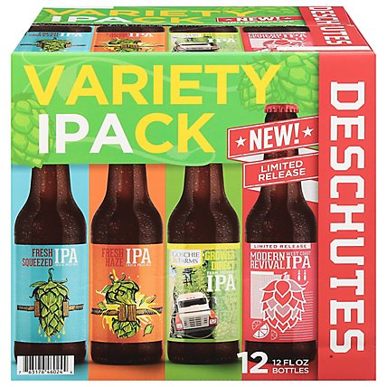 Deschutes Brewery Beer Variety Pack Bottles - 12-12 Fl. Oz. - Image 3