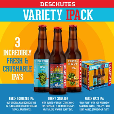 Deschutes Brewery Beer Variety Pack Bottles - 12-12 Fl. Oz. - Image 2