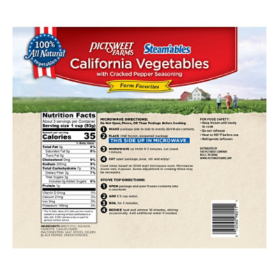 PictSweet Farms Steamables Vegetables California Farm Favorites - 10 Oz - Image 6