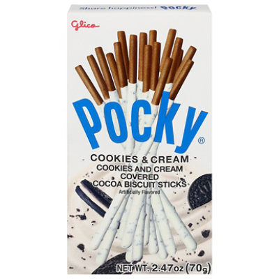 Glico Pocky Cookies And Cream - 2.47 Oz