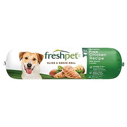 Freshpet Select Dog Food Grain Free Tender Chicken Recipe With Spinach & Potato - 1.5 Lb - Image 2