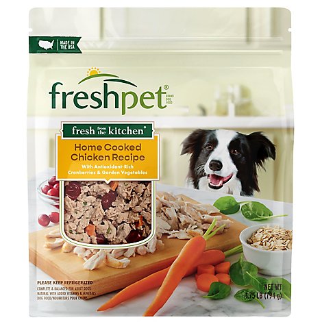 Freshpet Select Dog Food Fresh From The Kitchen Home Cooked Chicken Recipe Pouch - 1.75 Lb