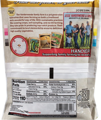 Hanover Beans Lima Baby - 16 Oz - Image 5