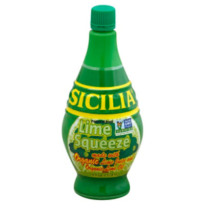 Sicilia Organic Lime Juice - 4 Oz - Image 1