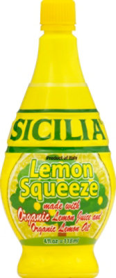 Sicilia Organic Lemon Juice - 4 Fl. Oz. - Image 2