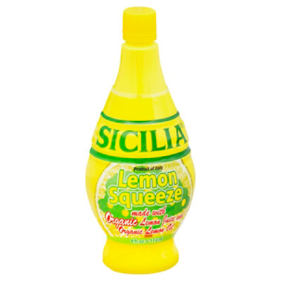 Sicilia Organic Lemon Juice - 4 Fl. Oz. - Image 1