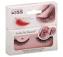 Kiss Lashes Light Feather Shy - Each