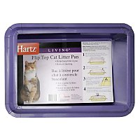 Hartz Cat Litter Pan With Flip Top - Each - Image 1