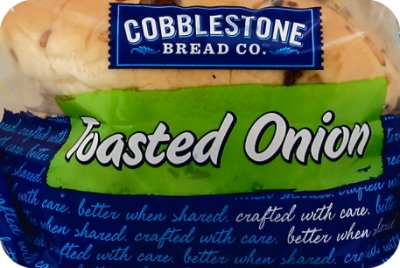 Cobblestone Bread Rolls Onion - 18 Oz