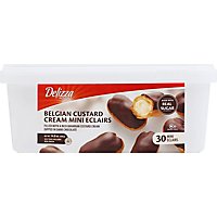 Delizza Eclairs Belgian Custard Cream Mini 30 Count - 14.8 Oz - Image 2