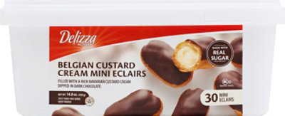 Delizza Eclairs Belgian Custard Cream Mini 30 Count - 14.8 Oz - Image 2