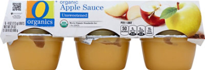 O Organics Organic Apple Sauce Unsweetened Cups - 6-4 Oz - Image 2