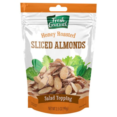 Fresh Gourmet Honey Roasted Sliced Almonds - 3.50 Oz - Image 3