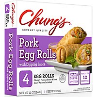 Chungs Egg Rolls Pork - 12 Oz - Image 2