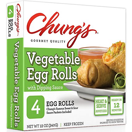 Chung's Vegetable Egg Rolls - 12 Oz - Image 2