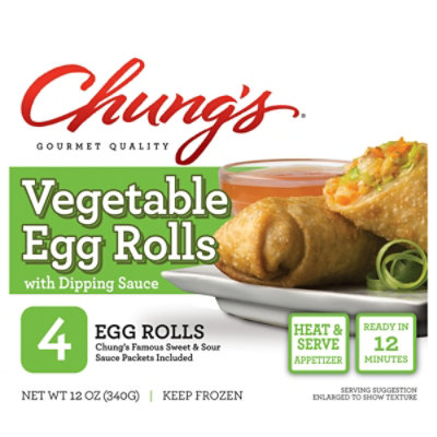 Chung's Vegetable Egg Rolls - 12 Oz - Image 2