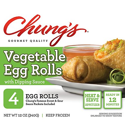 Chung's Vegetable Egg Rolls - 12 Oz - Image 1