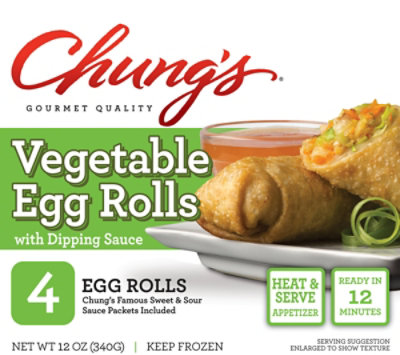 Spring Valley Cocktail Vegetable Egg Rolls, 12 ct / 9.6 oz - Mariano's