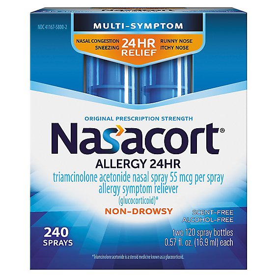 Nasacort Nasal Allergy Spray - 2-0.57 Fl. Oz.