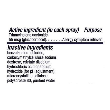 Nasacort Nasal Allergy Spray - 2-0.57 Fl. Oz. - Image 4