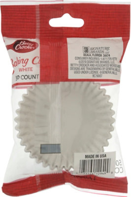 Betty Crocker Baking Cups Standard Size White - 50 Count - Image 4