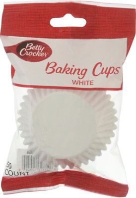 Betty Crocker Baking Cups Standard Size White - 50 Count - Image 2