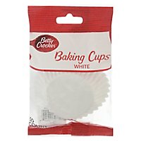Betty Crocker Baking Cups Standard Size White - 50 Count - Image 1
