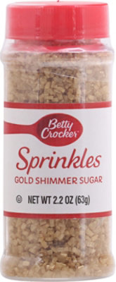 Betty Crocker Cupcake Gems Gold Sugar - 2.2 Oz - Image 2