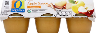 O Organics Organic Apple Sauce Cinnamon Cups - 6-4 Oz - Image 2
