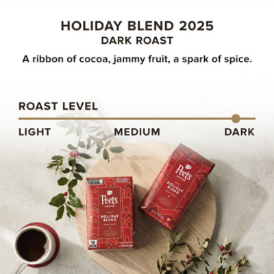 Peet's Coffee Holiday Blend Dark Roast Single Serve Coffee Pods - 10 Count - Image 3