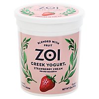 Zoi Greek Yogurt Strawberry Cream - 32 Oz - Image 3