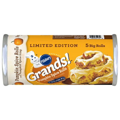Pillsbury Grands! Pumpkin Spice Rolls Big 5 Count - 17.5 Oz - Image 1