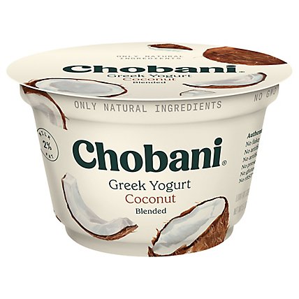 Chobani Yogurt Greek Blended Low-Fat Coconut - 5.3 Oz - Image 1