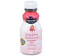 Lucerne Milk Very Berry Strawberry Lowfat 1% - 12 Fl. Oz.