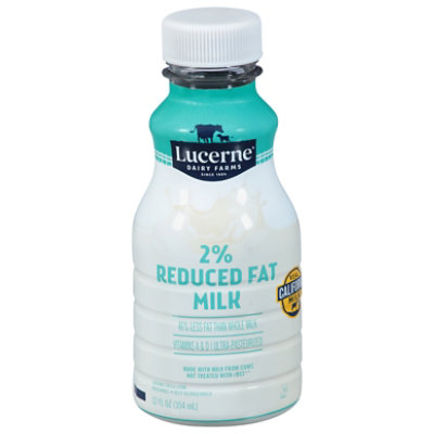 Lucerne Milk Reduced Fat 2% Milkfat - 12 Fl. Oz. - Image 3