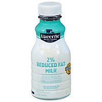 Lucerne Milk Reduced Fat 2% Milkfat - 12 Fl. Oz. - Image 1