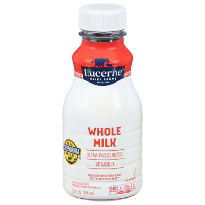 Lucerne Whole Milk California - 12 Fl. Oz. - Image 2