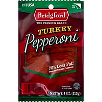 Bridgford Pepperoni Turkey 70% Less Fat - 4 Oz - Image 2