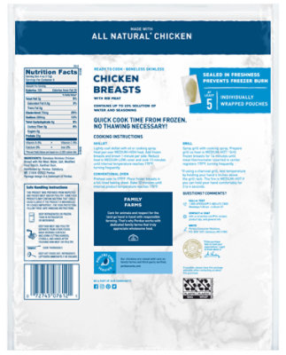 PERDUE Boneless Skinless Chicken Breast No Antibiotics Ever Individually Wrapped In Bag - 32 Oz - Image 6